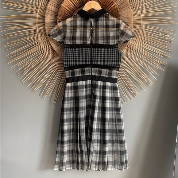 Self-portrait plaid minidress size 2 - Picture 4 of 4